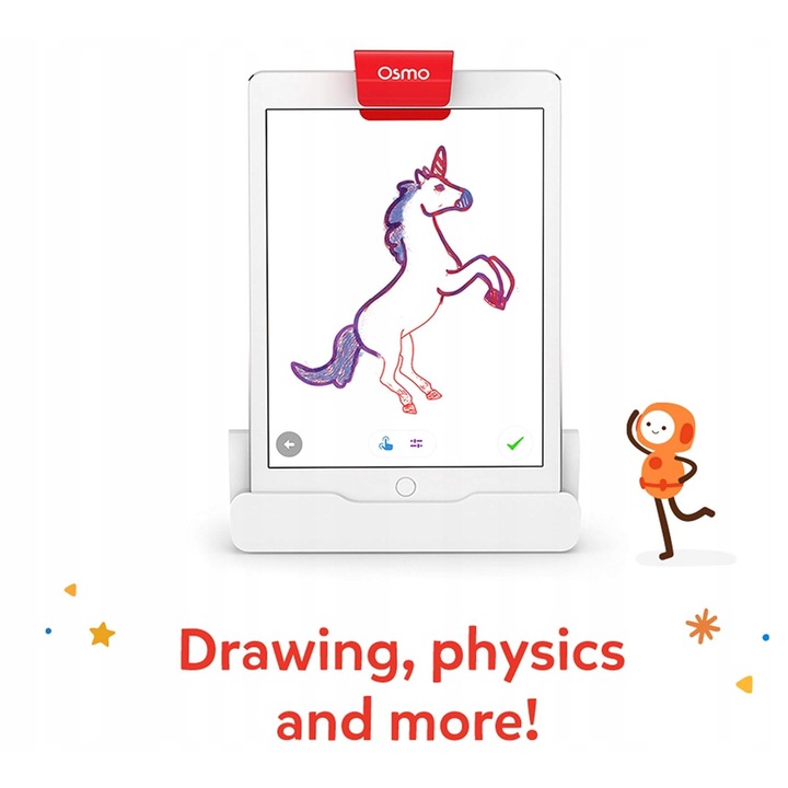 Калъф за iPad 9.7", Osmo, комплект с база и рефлектор, многоцветен