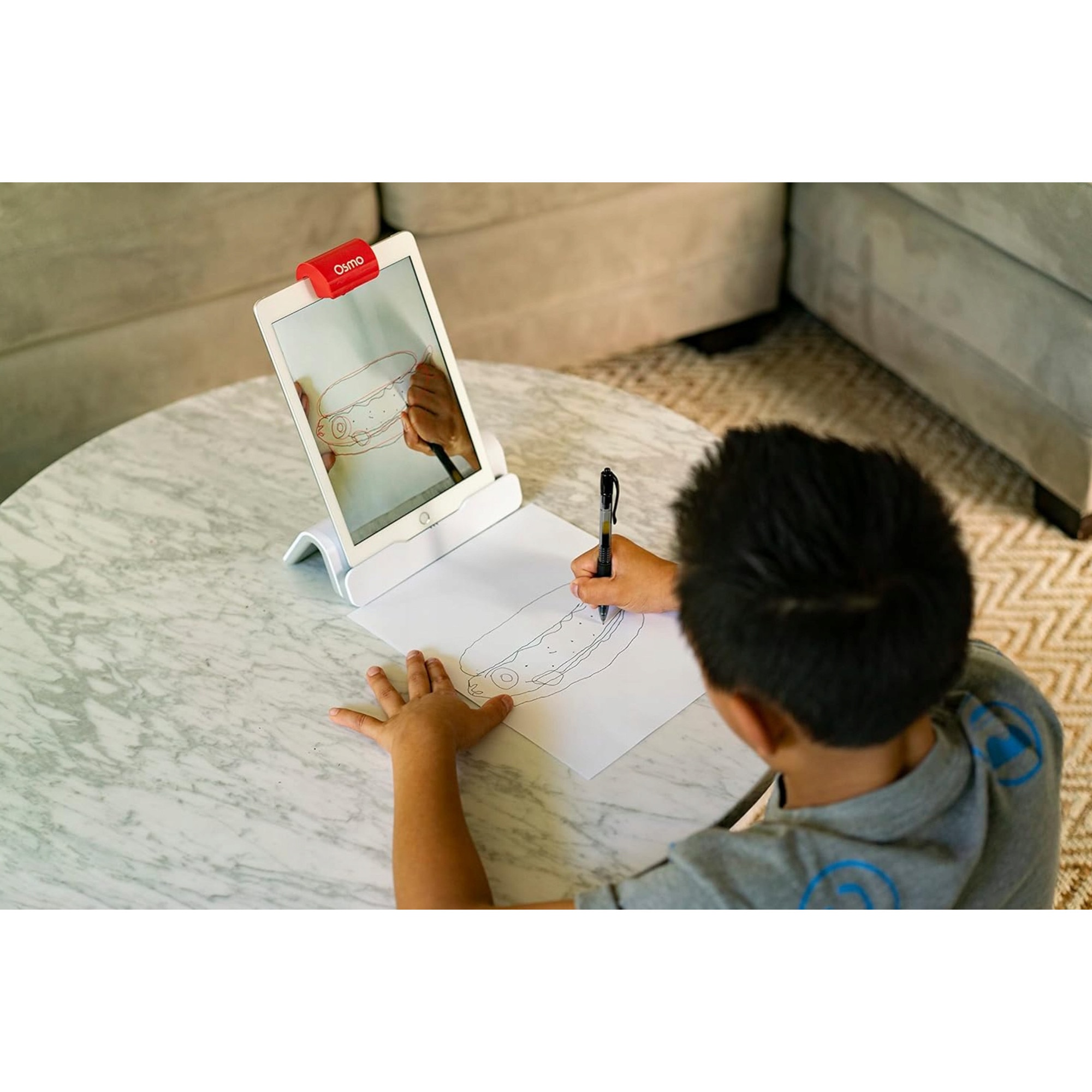 Etui pentru iPad 9.7", Osmo, set cu baza si reflector, multicolor
