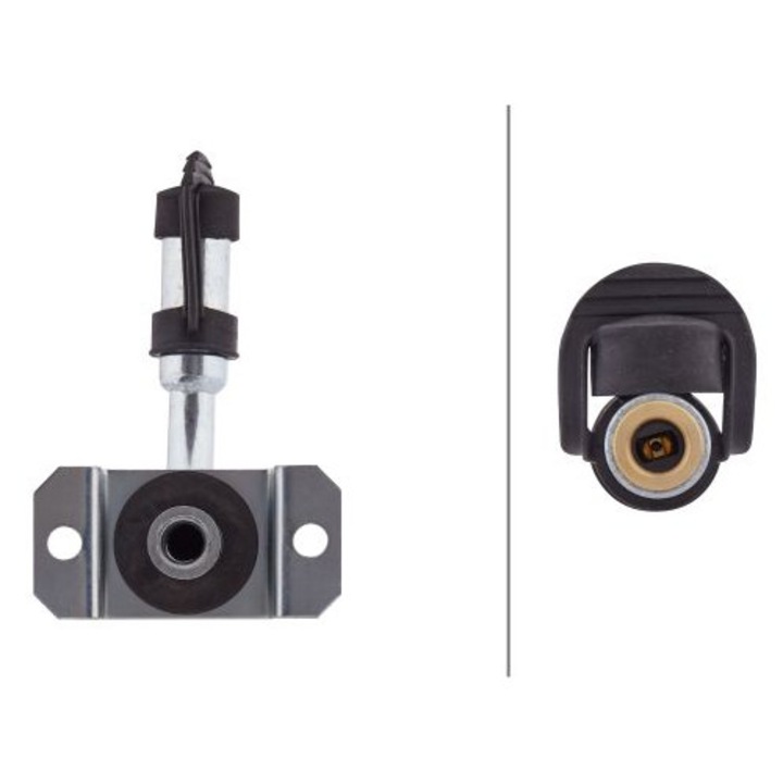 Hella 8HG 006 294-131 csatlakozó, O 24 mm, bronz DIN aljzat, 1 db