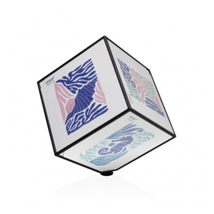 Rame foto clasice, VERSA, PORTAFOTOS CUBO JUNO, 15x15cm, negru