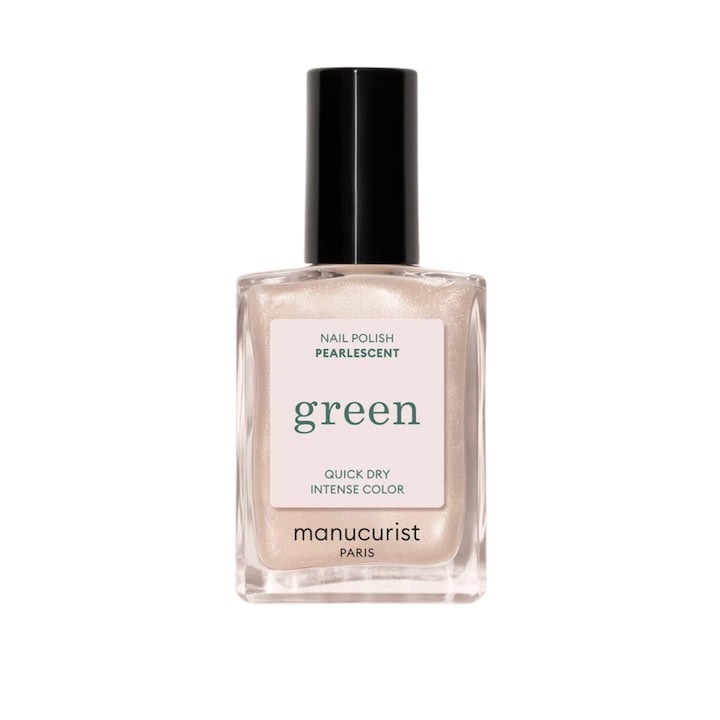 Oja Manucurist Pearlescent 15ml, bej perlat, formula bio, vegan, cruelty-free