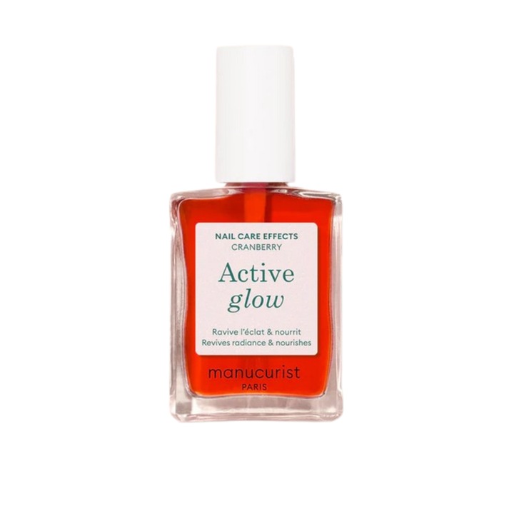 Lac de unghii Manucurist Active Shine, efect iluminator, 15ml, roz