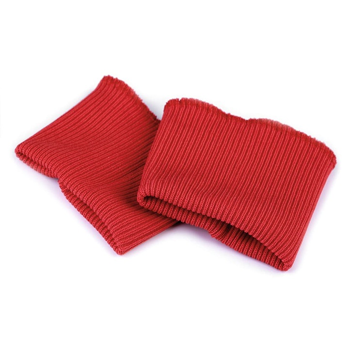 Ujj kiegészítő készlet, Kufer, piros, 7cm x 18cm, 1 pár