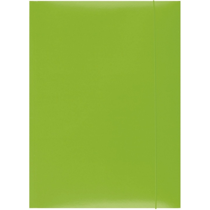 Папка OFFICE-PRODUCTS А4 350гр/м с ластик, зелена