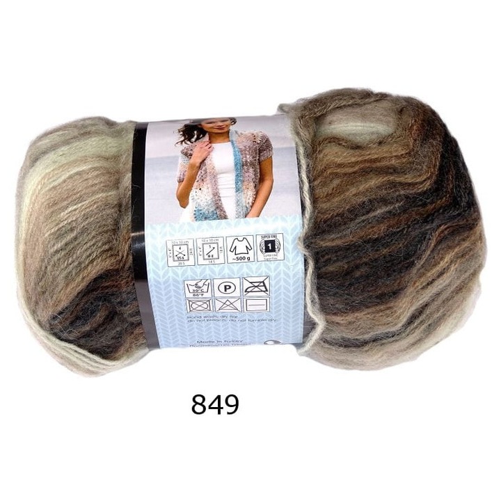 Fire textile Angora Active, 25% mohair, 75% acril, 100g/500m, import