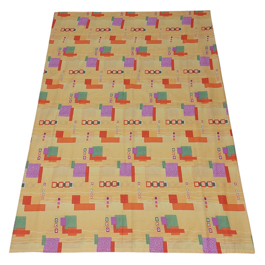 Lenjerii de pat - Husa pilota 130x190 cm, M018 Modern Geometry Portocaliu, 1 Persoana, Albatex Home