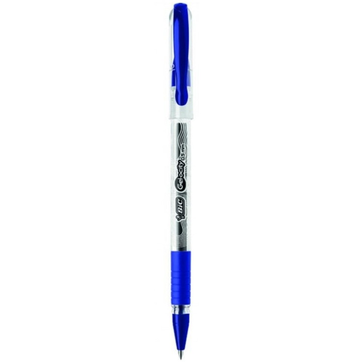 Химикалки BIC Gelocity, 0,5 мм, сини, комплект 30 броя