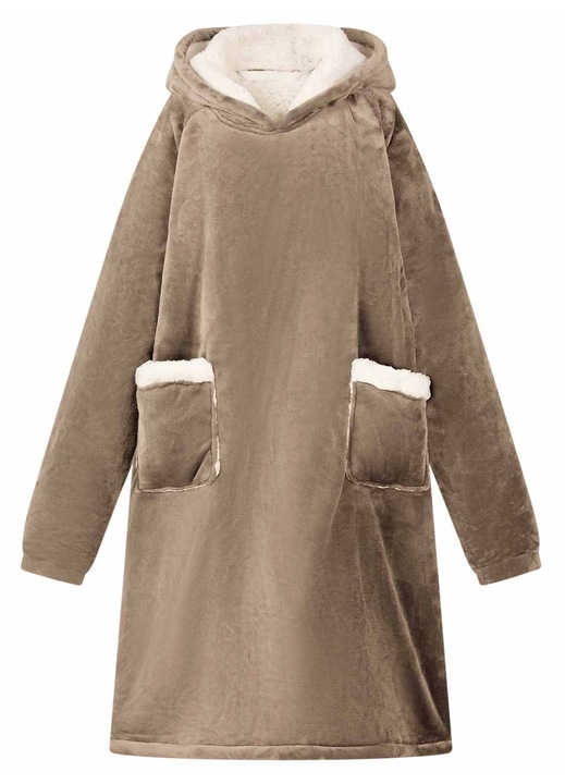Hanorac patura vidaXL, Culoare Camila M Fleece si Flanel