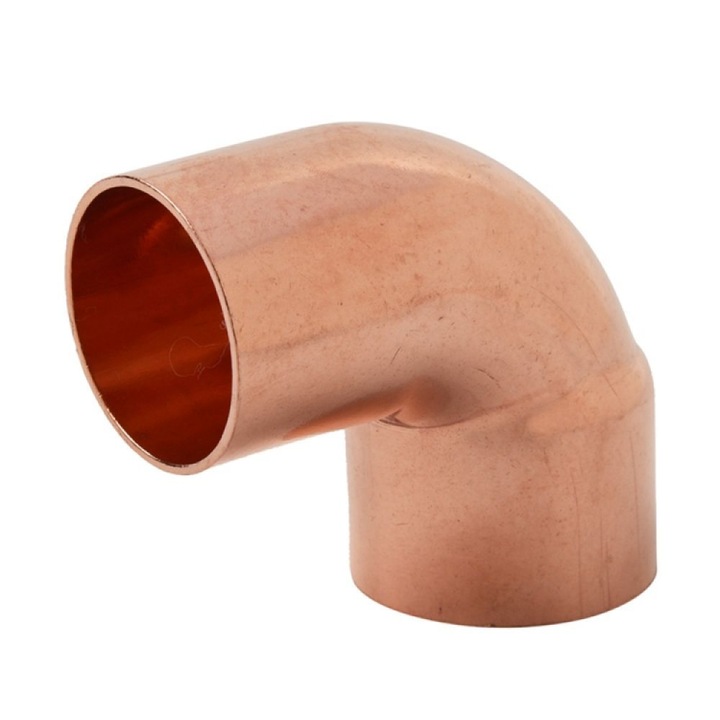 Cot cupru Conex 35mm, 90 grade, interior-exterior