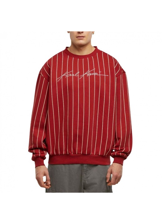 Bluza Karl Kani Autograph Pinstripe rosuqdwqf, Rosu