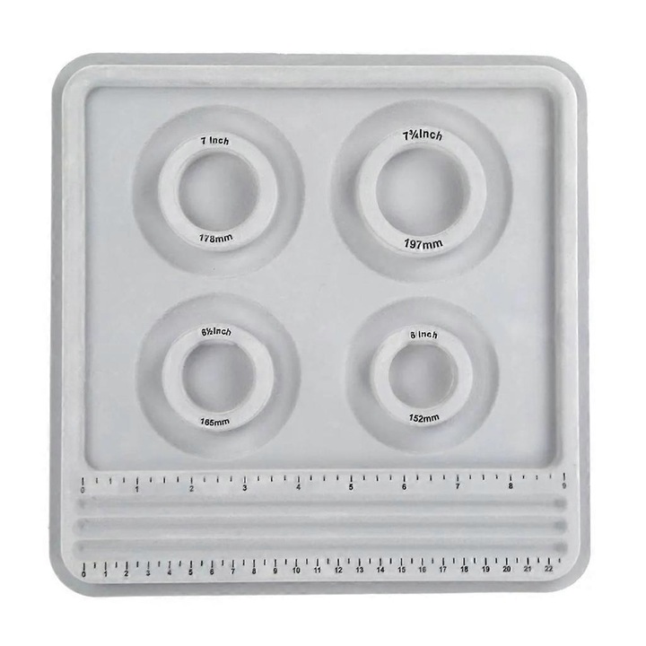 Placa de design pentru bratari, plastic, 78g