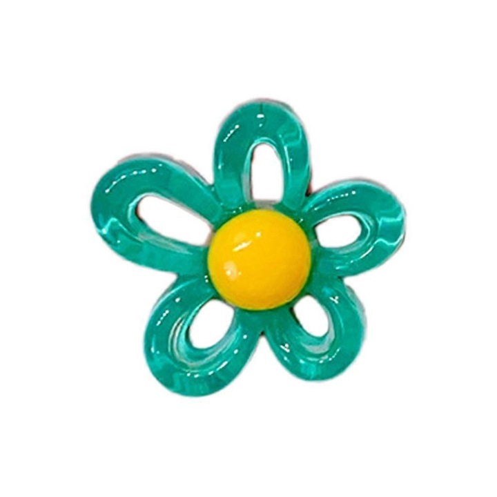 Pandantiv Floare din Rasina, Set 1 buc, 3.1x2.9cm