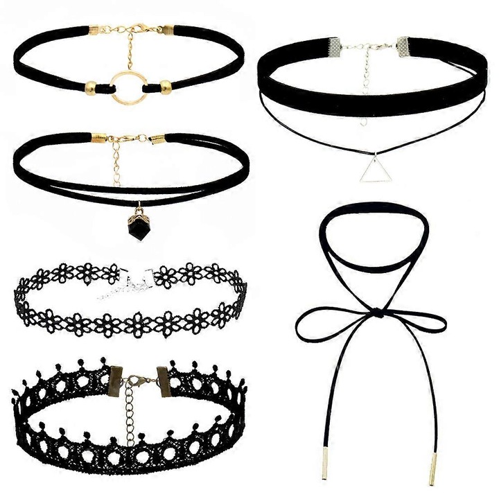 Set 6 Coliere Choker, Design Elegant