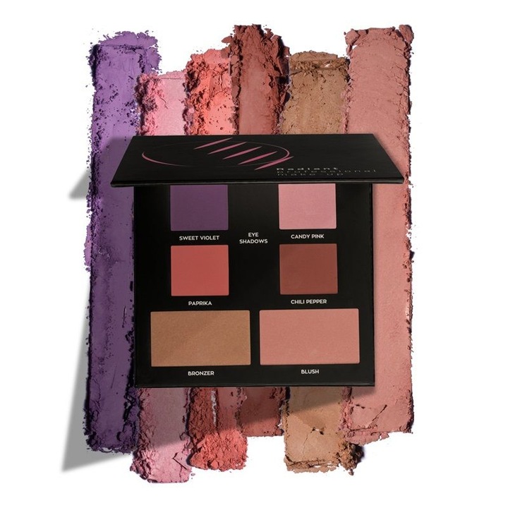 Paleta Fard Ochi RADIANT Sugar&Spice, 4 nuanțe, multicolor, 10g