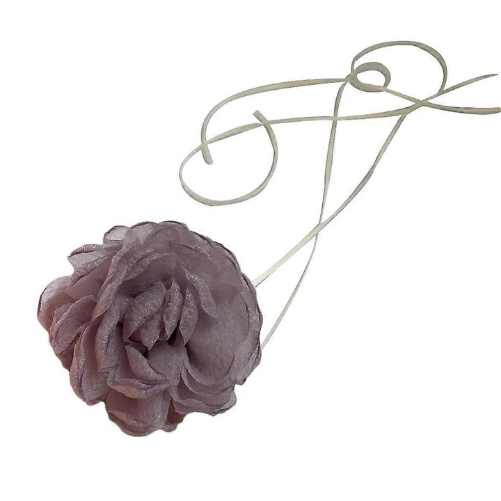 Colier Choker Floral, 180cm, Set cu Bratara