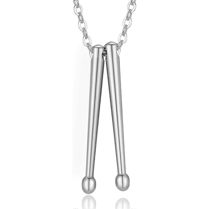 Colier barbati, pandantiv bataie tobe, otel inoxidabil, 50mm, lant 21.6 inch, cutie cadou