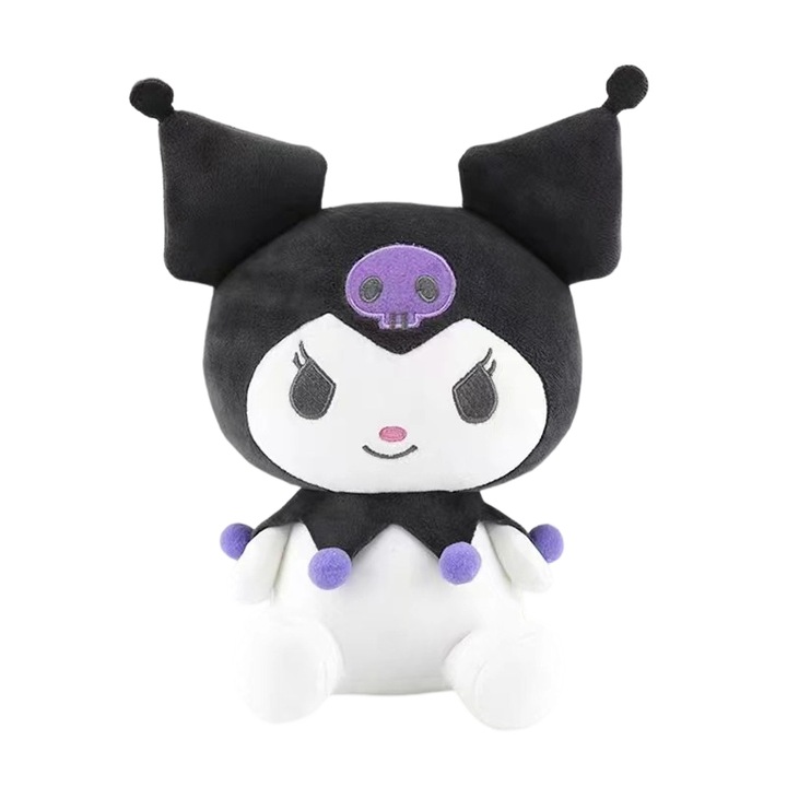 Jucarii de plus, Little Purple Ball, 22cm, set de personaje jucause, multicolor