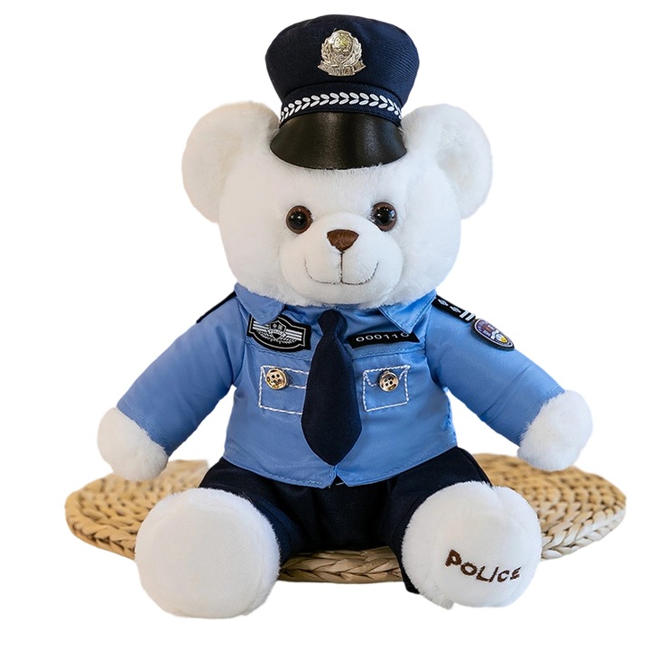 Jucarie de plus, urs polar, 30cm, set jucarii de plus, multicolor