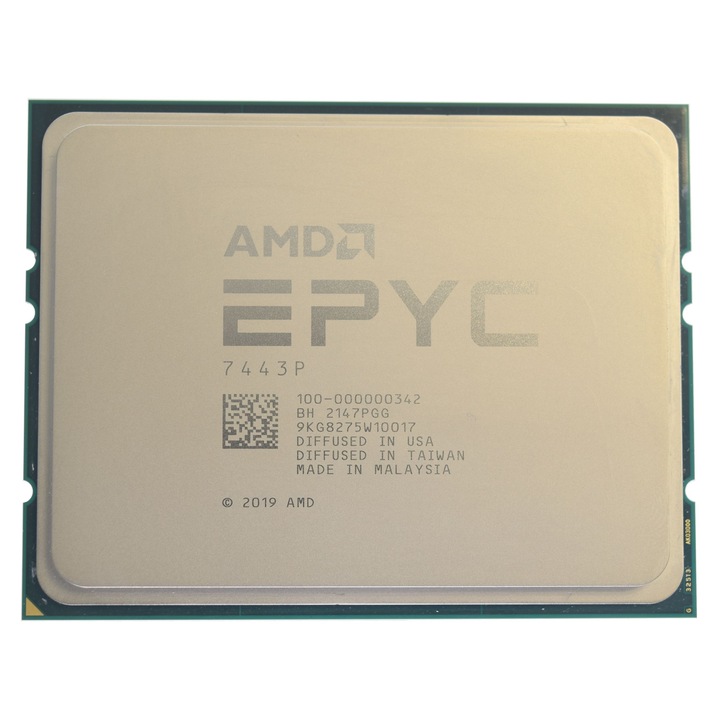 Procesor server AMD EPYC 7443P, 24 nuclee, 2.85 - 4.00 GHz, socket SP3, 200 W