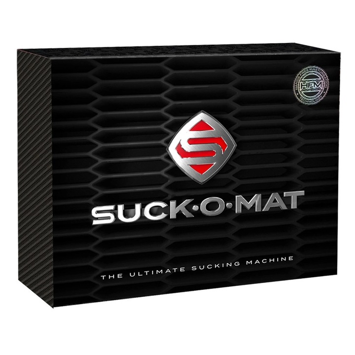 Сексуална помпа Hands Free Suck-O-Mat, 25 режима, черна, 20x13x8см, пълен комплект