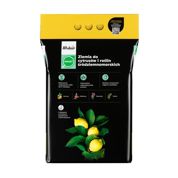 Substrat pentru citrice si plante mediteraneene, Wokas, 5 L