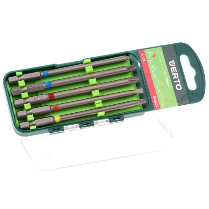 Set capete surubelnita 100 mm 5 buc 66H604 Verto