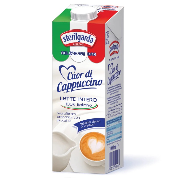 Lapte UHT pentru Cappucino, Sterilgarda, 1l