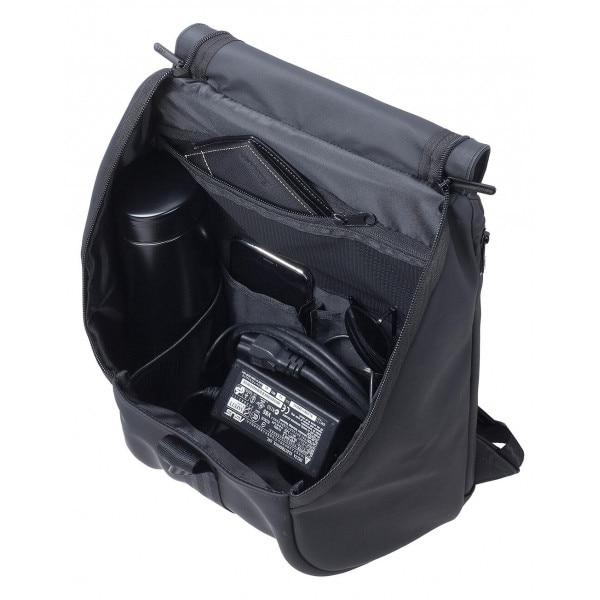 Rucsac laptop SH7760, 12L, impermeabil, compartiment iPad, 27x40 cm, Negru