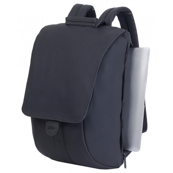 Rucsac laptop SH7760, 12L, impermeabil, compartiment iPad, 27x40 cm, Negru