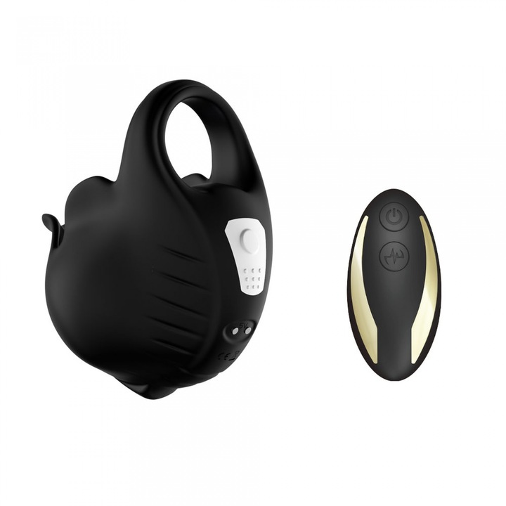 Вибратор с дистанционно управление, B - Series Joy RANGER BLACK, 9 режима на вибрация, силикон, 114x97x34мм