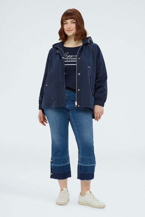 Fiorella Rubino, Jacheta parka cu gluga, Albastru