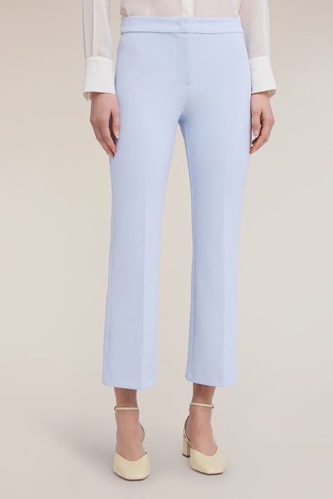 Motivi, Pantaloni kick-flare cu talie inalta, Albastru pastel