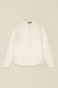 Oltre, Camasa uni din satin, Crem