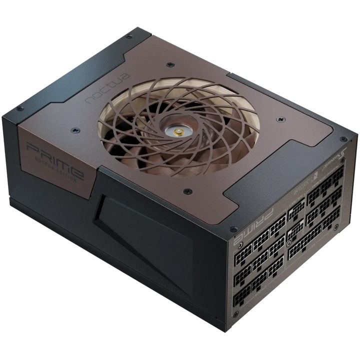 Sursa Seasonic PRIME TX-1600 Noctua Edition, 80 PLUS Titanium, ATX 3.1, Negru/Maro