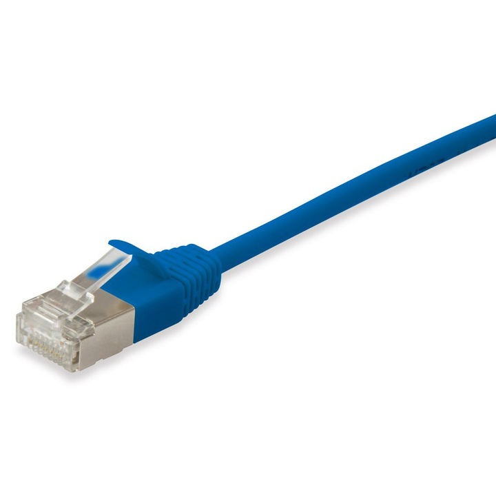 Cablu Patch CAT6A F-FTP EQuip 1,5m Albastru
