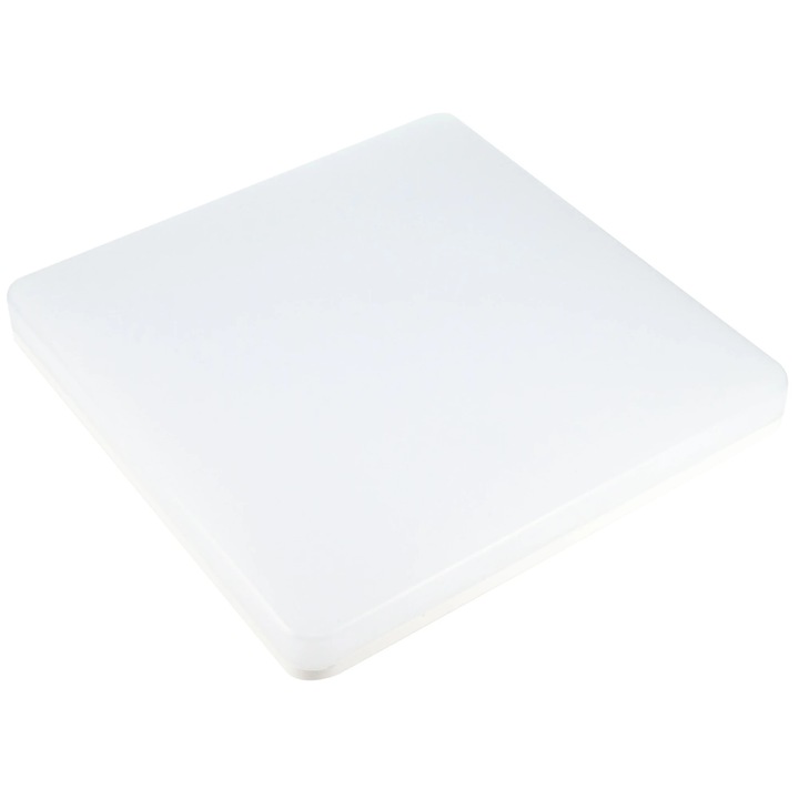 Aplica exerior LED Hepol, 24 W, 2650 lm, patrata, 330 mm, lumina rece 6500 K, alb, IP54, modern