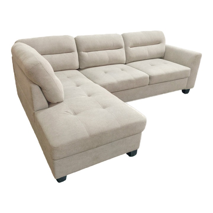 Coltar Camile, bej, 270x174x95 cm