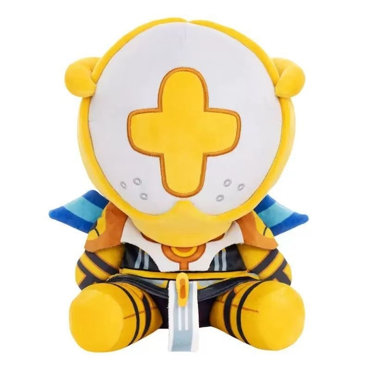 Ultrakill Plush, 25cm, jucarie de plus robot galben inspirata din jocul Ultrakill Plush