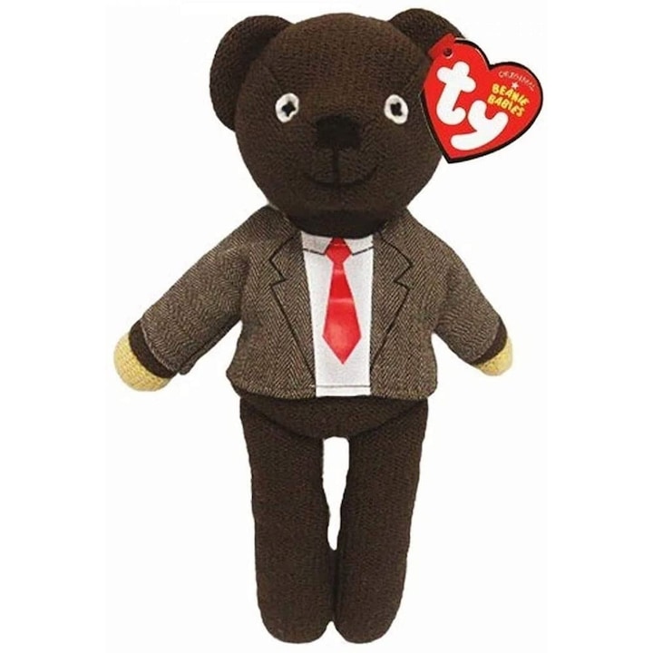 Jucarie de plus TY Beanie Babies - MR Bean, 15 cm
