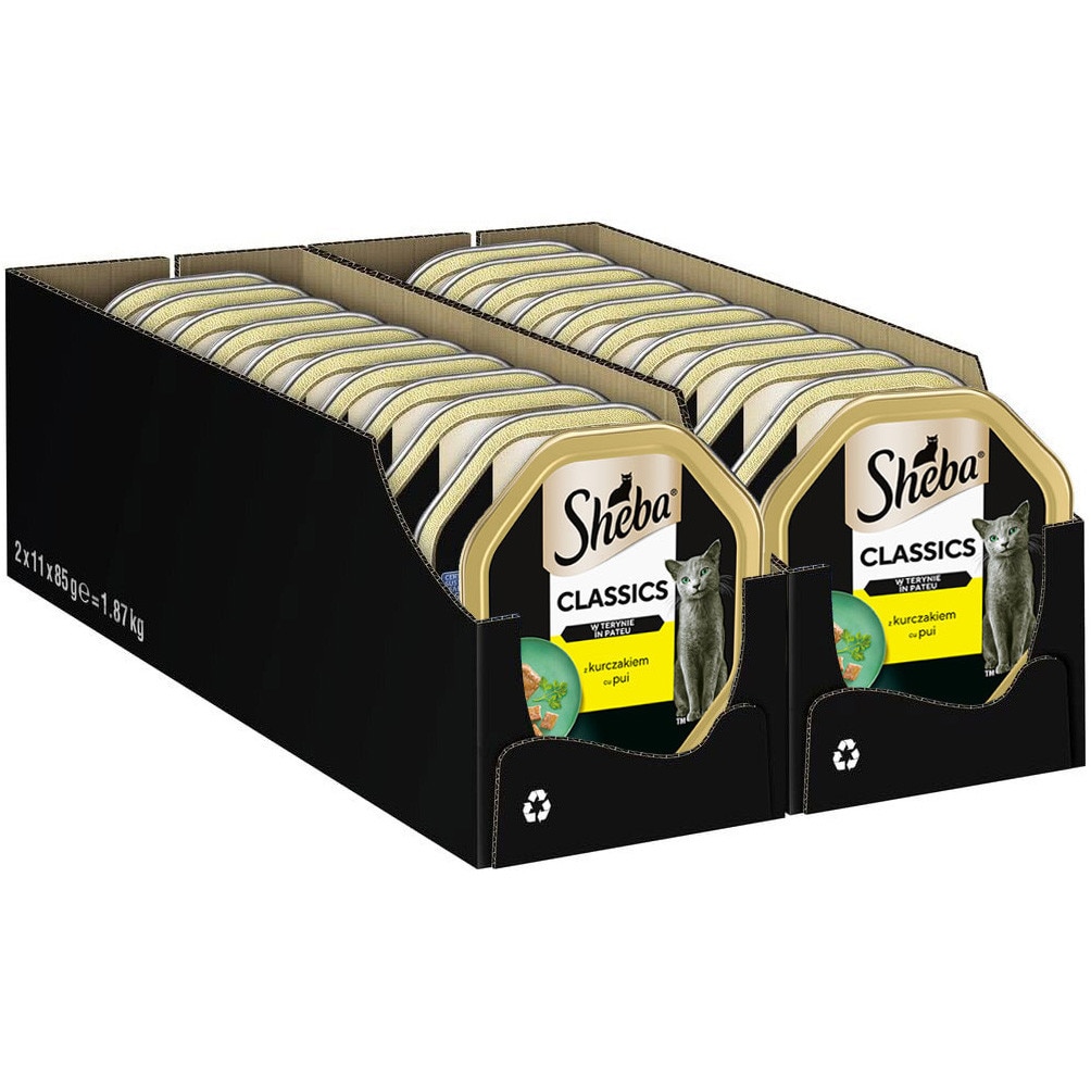 Sheba Classics Pui, 22 x 85 g