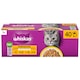 Hrana umeda pentru pisici adulte Whiskas, cu pasare in aspic, 40x85g