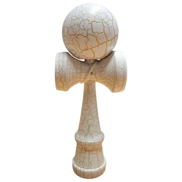 Professzionális fa kendama 2 csésze 19x7 cm bézs ABYZ