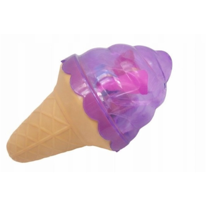 Meglepetés játék Surprice Cream, Fagylalt rejtett figurával, Lila