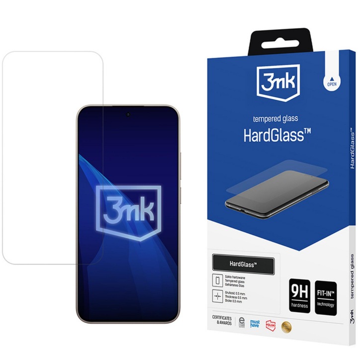 3mk HardGlass защитно стъкло за Xiaomi Redmi Note 15 Pro 5G - Прозрачно