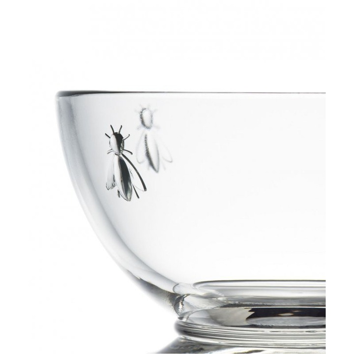 Boluri set 6 bucati, La Rochere, colectia Abeille, transparent, 13,8x8,5cm, 600ml