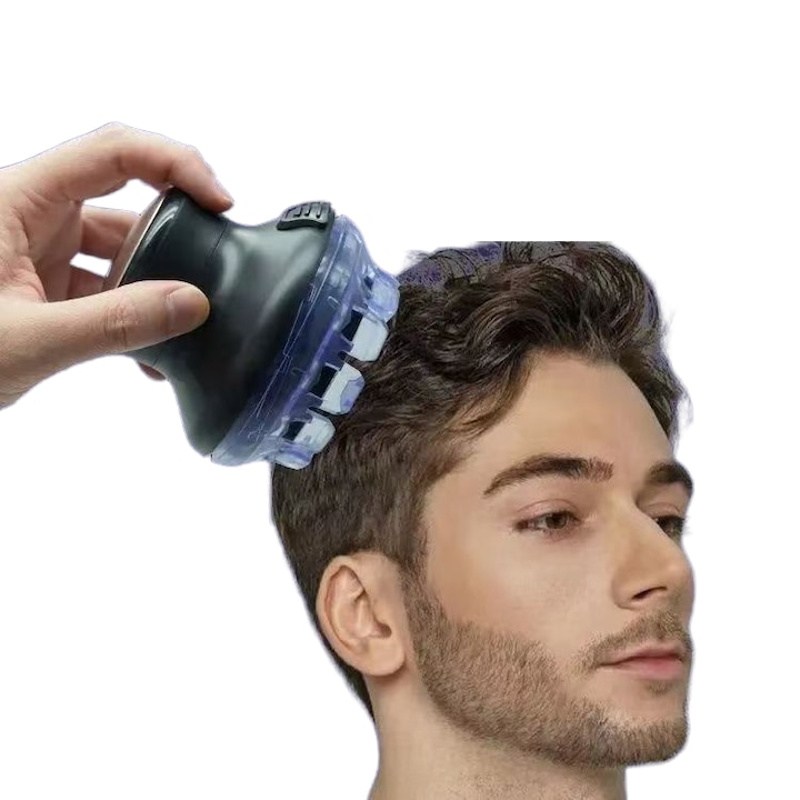 Aparat de tuns pentru barbati, design UFO, wireless, reincarcabil USB, utilizare acasa si salon