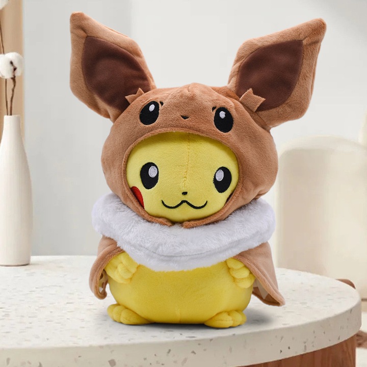 Jucarie de plus Pikachu, 30cm, set