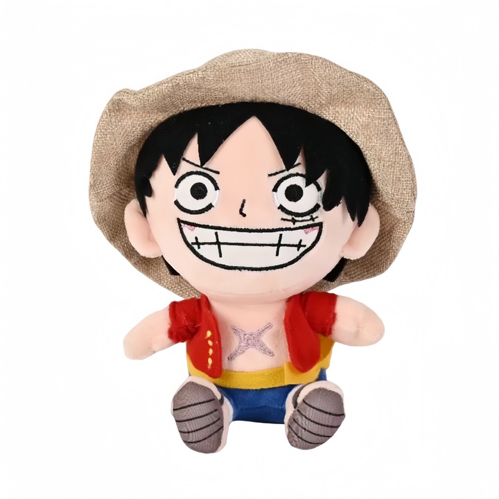 Плюшена играчка One Piece, Пробуждащият се Луфи, 25 см