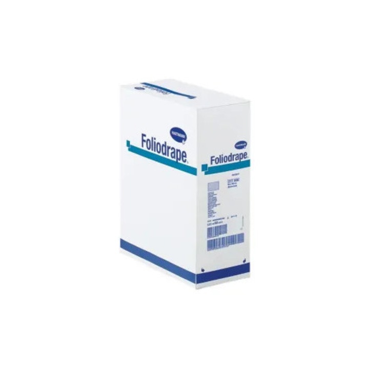 Camp chirurgical bistratificat Hartmann Foliodrape Protect 37, 5 x 45 cm, impermeabil, steril