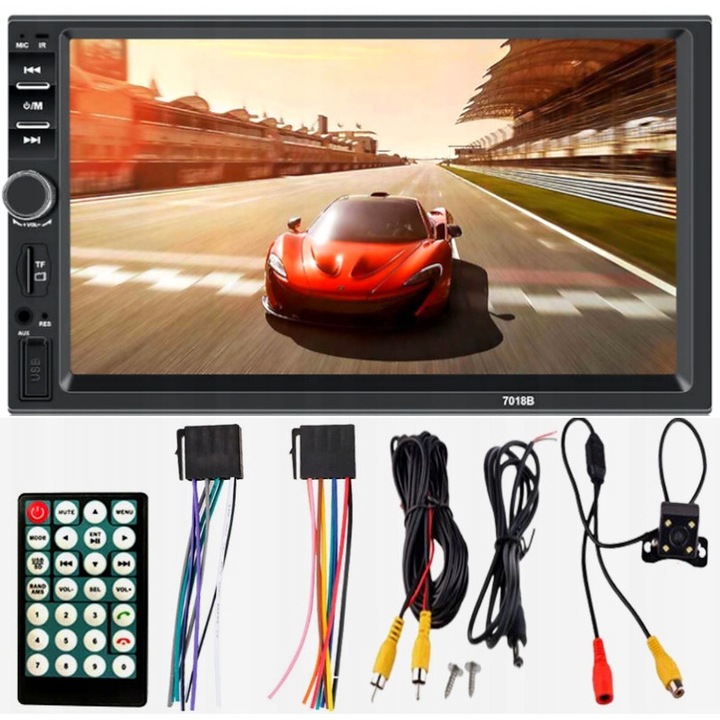 Radio auto Luka, 2DIN, 7", Bluetooth, USB, camera de marsarier